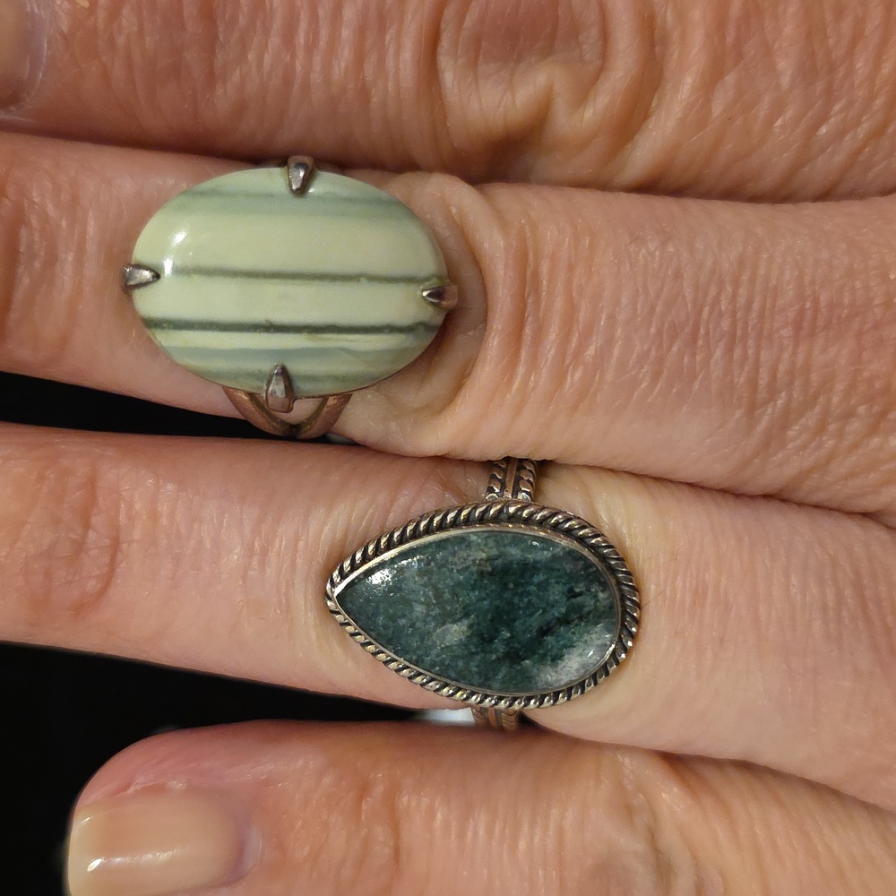 NEW Size 8 Genuine Sterling Silver Rings - Picture 4 of 6